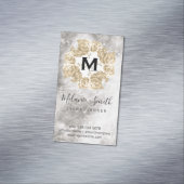 生エレガント花大理石 マグネット名刺 (インサイチュ)