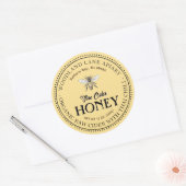 生オーガニック火サイダーハニータイチクイーンビー ラウンドシール (封筒)