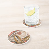 生カキヴィンテージラベル コースター (側面)