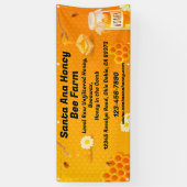 生カスタマイズ蜂蜜の販売ファーム事業2 横断幕 (縦)