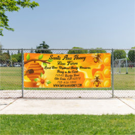 生カスタマイズ蜂蜜の販売 横断幕