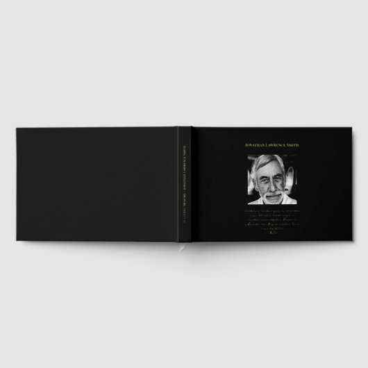 生カスタム命葬儀の写真引用文お祝い ゲストブック (全面)