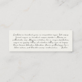 生カスタム命葬本マーク引用文お祝い スキニー名刺