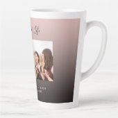 生カスタム最高の活の写真友だち カフェラテマグ (右)