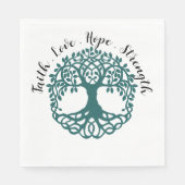 生カスタム生胆管がん緑樹 スタンダードランチョンナプキン (正面)