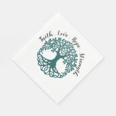 生カスタム生胆管がん緑樹 スタンダードランチョンナプキン (角)