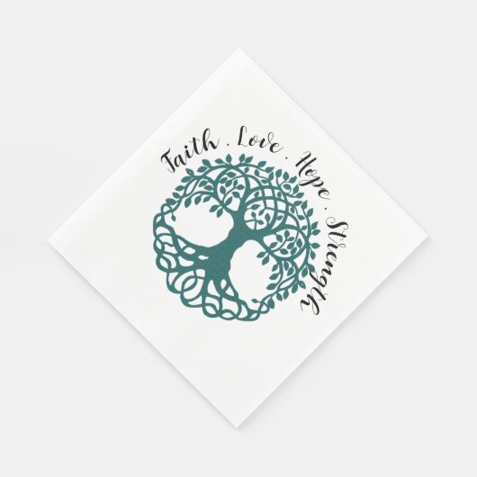 生カスタム生胆管がん緑樹 スタンダードランチョンナプキン (角)