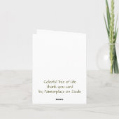 生カラフル命サンキューカード サンキューカード (裏面)