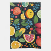 生カラフル果柄 キッチンタオル (縦)