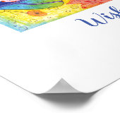 生カラフル願 ポスター (角)