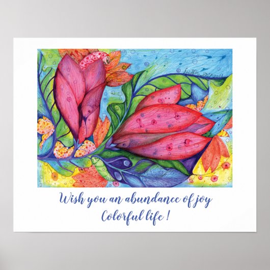 生カラフル願 ポスター (正面)