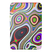 生カラフル鮮な抽象パターン バスマット (正面縦)