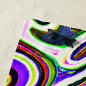 生カラフル鮮な抽象パターン ビーチタオル (インサイチュ)