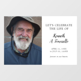 生クラシック命写真のお祝い葬儀 ウィンドウサイン