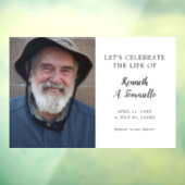 生クラシック命写真のお祝い葬儀 ウィンドウサイン (シート3)