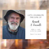 生クラシック命写真のお祝い葬儀 ウィンドウサイン (シート2)