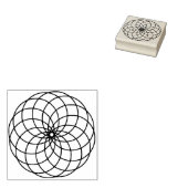 生ゴム印の花 ラバースタンプ (押印)