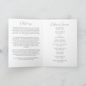 生シンプルエレガント葬お祝い写真 プログラム (内部)