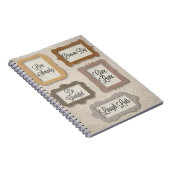 生シンプル活,夢の大き,感謝する,生きる愛,笑う ノートブック (右側)