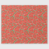 生スイカ ラッピングペーパー (フラット)