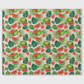 生スイカ ラッピングペーパー (フラット)