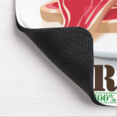 生ステーキプラネオーガニックットマウスパッド マウスパッド (コーナー)