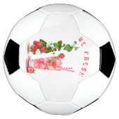 生ストロベリージュースクールドリンクサッカーボール サッカーボール (回転)
