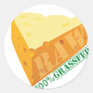 生チーズプラネットオーガニックステッカー ラウンドシール
