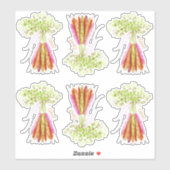 生ニンジンを市場に出回す シール (シート)