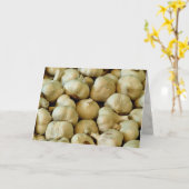 生ニンニク写真 カード (黄色い花)