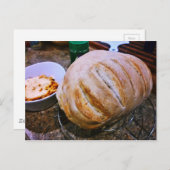 生パン焼いたとパスタ ポストカード (正面/裏面)