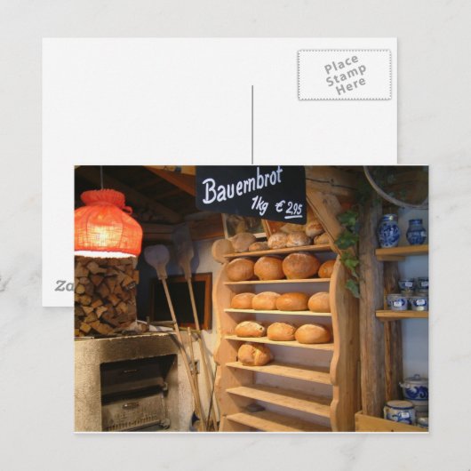 生パン ポストカード (正面/裏面)