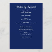 生パーソナライズされたお祝い記念写真 プログラム (裏面)