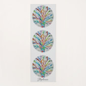 生パーソナライズされた命の木 ヨガマット (正面)