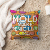 生パーソナライズされた活が科学与えを形作る時 クッション (ブランケット)