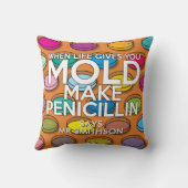 生パーソナライズされた活が科学与えを形作る時 クッション (裏面)