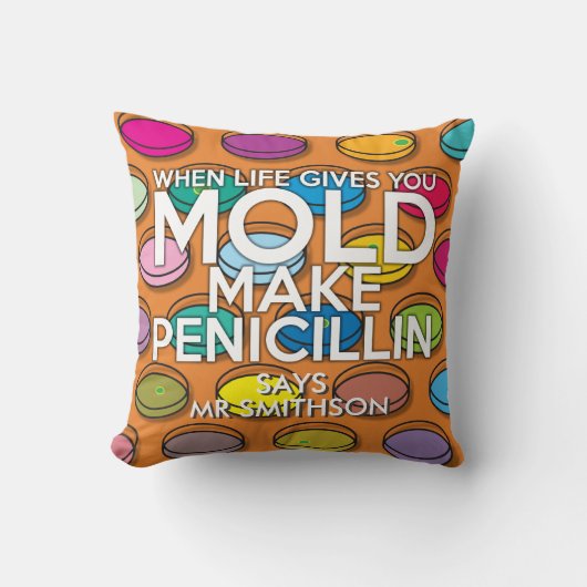 生パーソナライズされた活が科学与えを形作る時 クッション (正面)