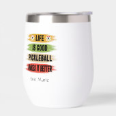 生パーソナライズされた活は漬物酒タンブラー (左面)