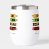 生パーソナライズされた活は漬物酒タンブラー (正面)