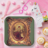 生ビクトリアンエレガントビクトリアン児 ペーパープレート (パーティー)