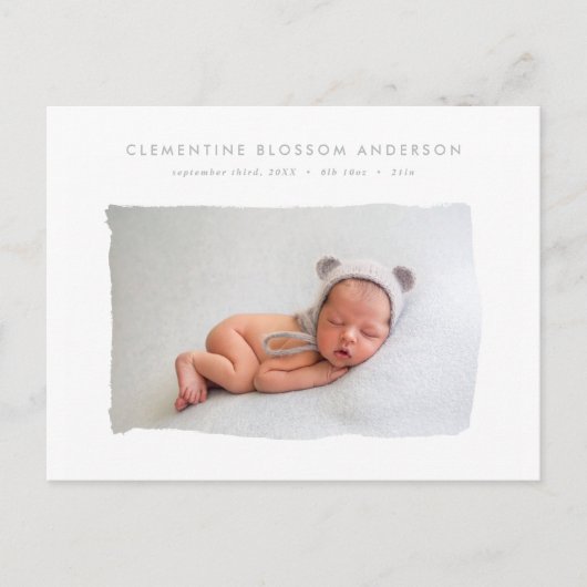 生ミニマルエレガントまれの発表写真 案内ポストカード (正面)