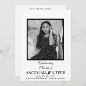 生モダンお祝い記念写真 プログラム (正面/裏面)