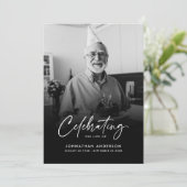 生モダンエレガント生葬儀の台本お祝い プログラム (スタンド正面)