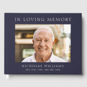 生モダンシンプル命お祝い ゲストブック (正面)