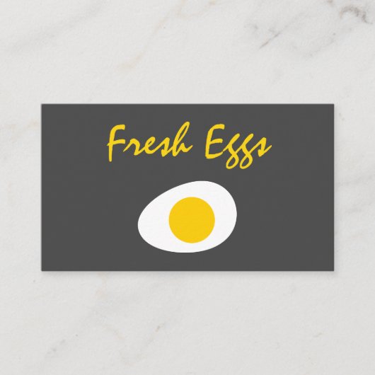 生モダン卵 名刺 (正面)