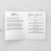 生モダン活の写真お祝い折り畳み プログラム (内部)