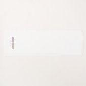 生ヨガマット、オレンジ、花の曼荼羅、太陽 ヨガマット (裏面(横))