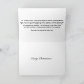 生与え命の贈り物与えはベッドで… -カスタマイズ シーズンカード (内部)