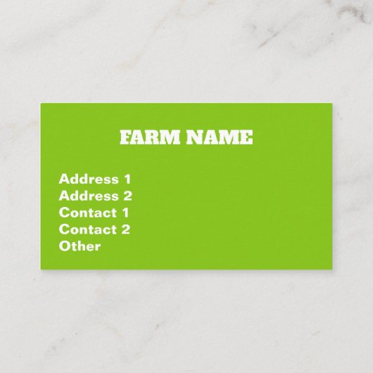 生乳を栽培する 名刺 (裏面)