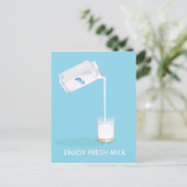 生乳楽しむヴィンテージ販売業 ポストカード (スタンド正面)